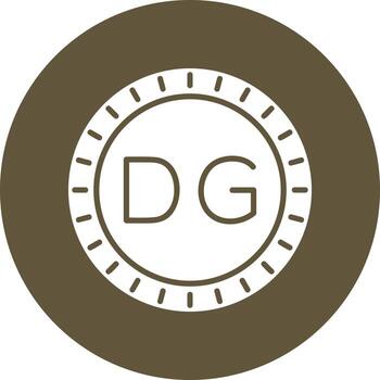 Diego Garcia Dial code Vector Icon