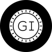 Gibraltar Dial code Vector Icon