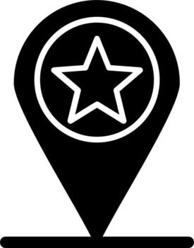 icono de vector de pin