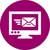 Computer Email Vector Icon