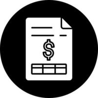 Invoice Vector Icon