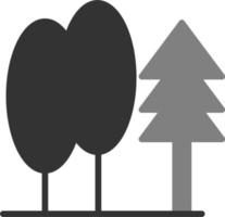 icono de vector de árbol