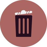 Dustbin Vector Icon