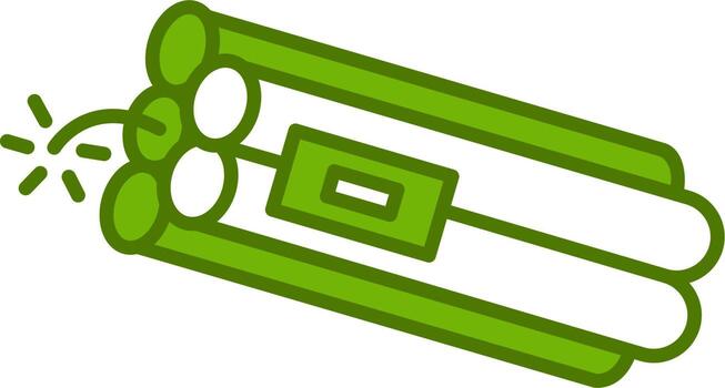 icono de vector de dinamita