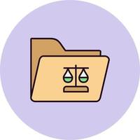 icono de vector de carpeta