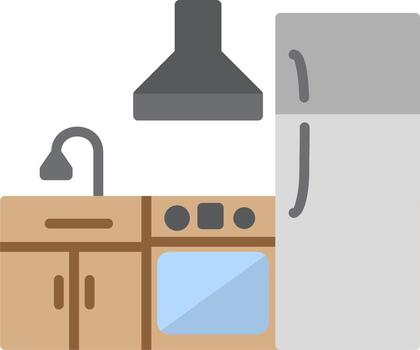 icono de vector de cocina