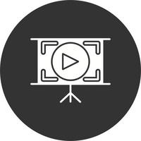 icono de vector de tutorial de vídeo