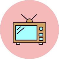 Old tv Vector Icon