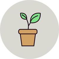 Plant pot Vector Icon