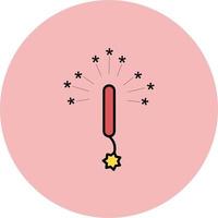 Sparkler Vector Icon