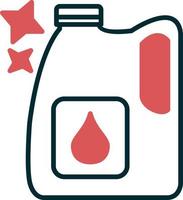 Oil bottle Vector Icon