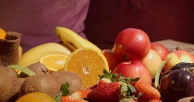 Summer Fruits On A Table video