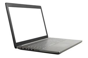 Image of a laptop. concept of internet sharing and technology photo