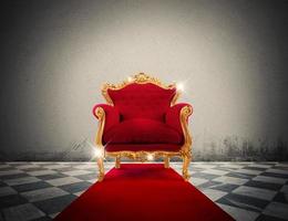 Luxury sparkling armchair photo