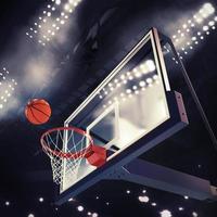 Basketball court play photo