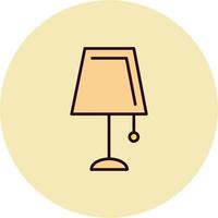 Desk lamp Vector Icon