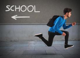 Run away from school photo