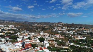 View of Tarragona Spain from above video