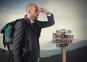 Find the road to business success photo