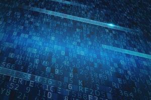 Digital binary system photo