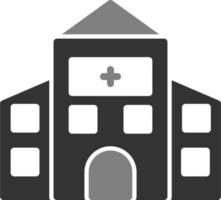 icono de vector de hospital