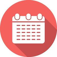 Monthly Calendar Vector Icon