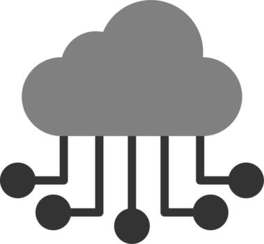 Cloud Computing Vector Icon