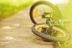 rueda de un para niños bicicleta foto