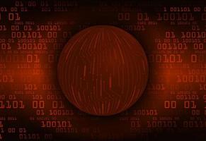 holograma de mapa del mundo moderno sobre fondo de tecnología vector