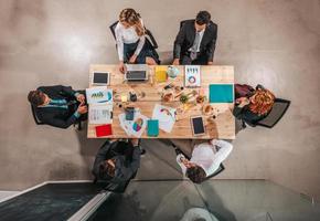 People work together in office as teamwork and partner photo