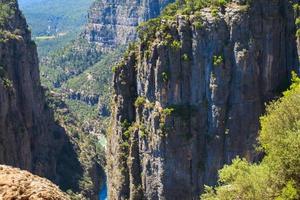 Tazi Canyon landscape in Manavgat Turkey. valley and cliff. photo