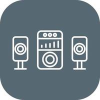 Sound System Vector Icon