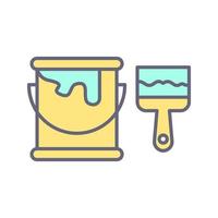 Paint Brush Unique Vector Icon