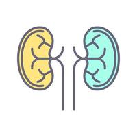 Kidney Unique Vector Icon