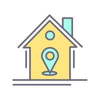 Location Unique Vector Icon