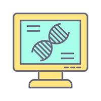 DNA Test Unique Vector Icon