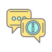 Chat Box Unique Vector Icon