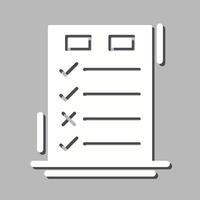 Today to Done CheckList Unique Vector Icon