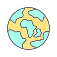 Earth Unique Vector Icon