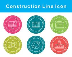 conjunto de iconos de vector de construcción