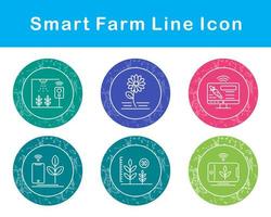 Smart Farm Vector Icon Set