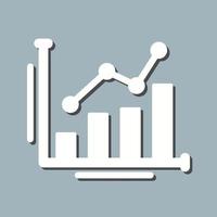 Bar Chart Unique Vector Icon
