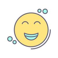 Happy Unique Vector Icon