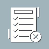 Fake List Vector Icon