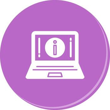 icono de vector de información