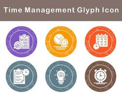 Time Management Vector Icon Set