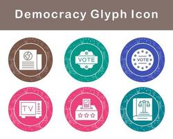 Democracy Vector Icon Set