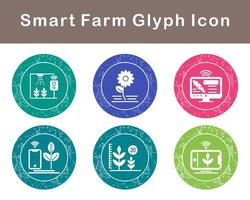 Smart Farm Vector Icon Set