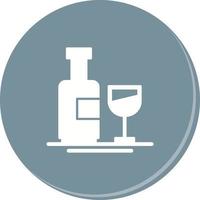 Wine Bottle Vector Icon