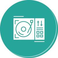 Turntable Vector Icon